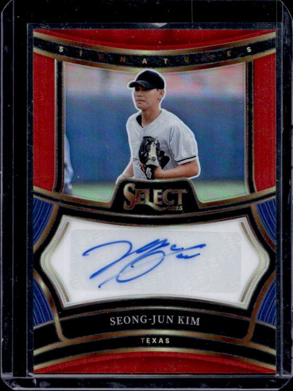 Seong-Jun Kim 2025 Select #SIG-SK Signatures Red /99 Price Guide