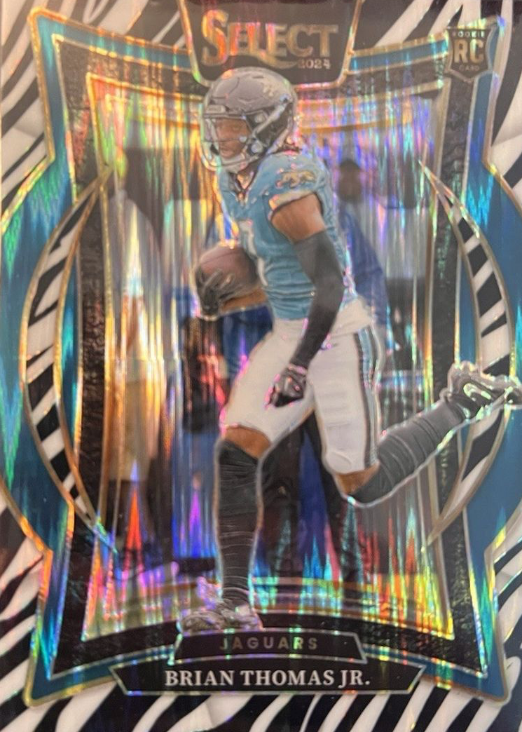 Brian Thomas Jr. 2024 Select #91 Concourse Zebra /(SSP) Price