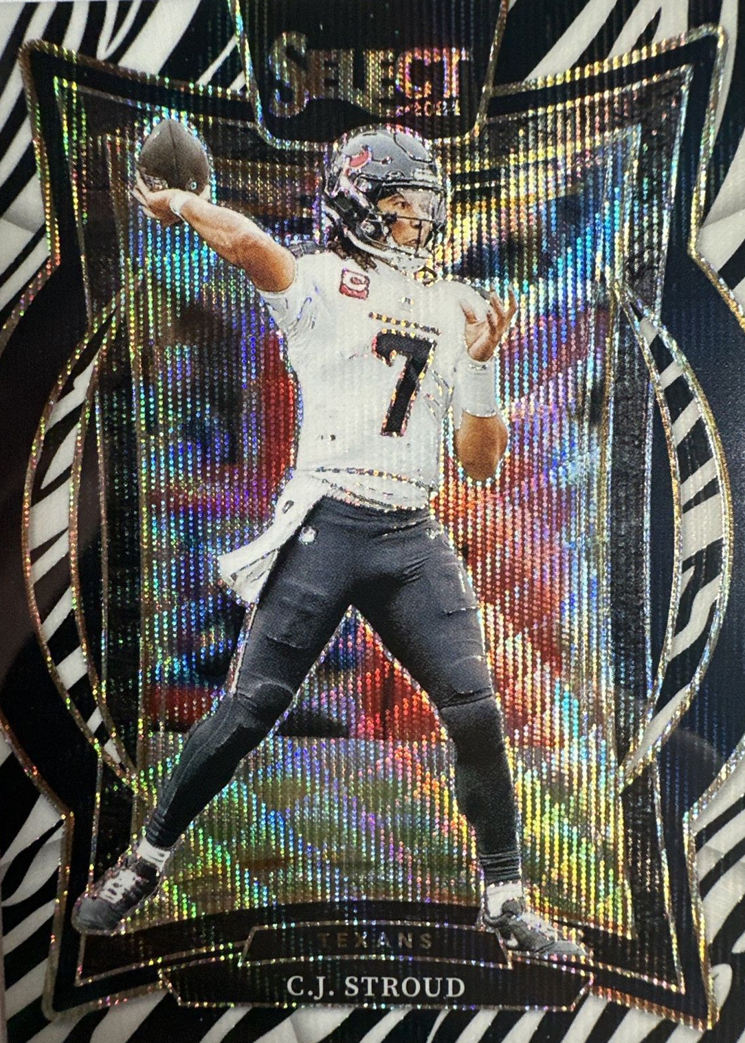 CJ Stroud 2024 Select #42 Concourse Zebra /(SSP) Price Guide