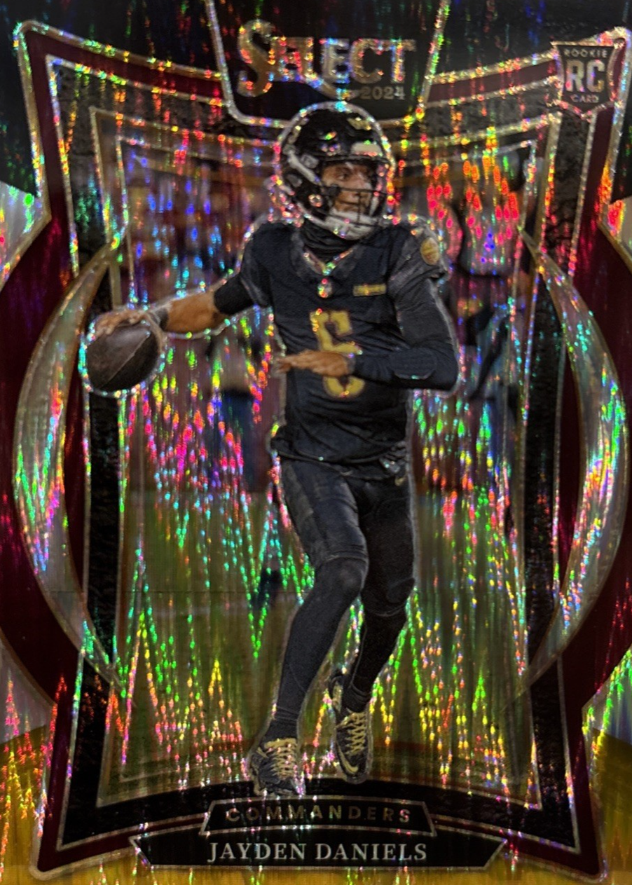 Jayden Daniels 2024 Select #26 Concourse Black & Gold Shock Price
