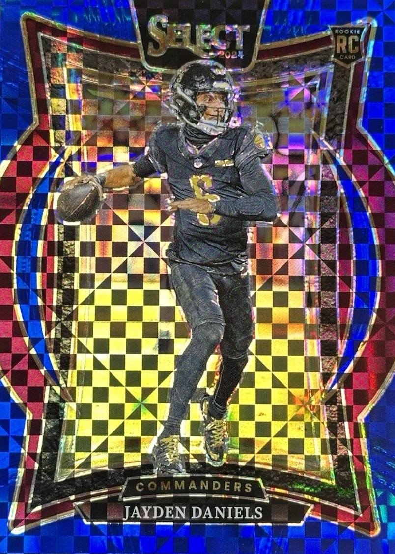 Jayden Daniels 2024 Select #26 Concourse Blue /249 Price Guide