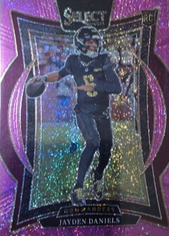 Jayden Daniels 2024 Select #26 Concourse Pink Glitter /15 Price