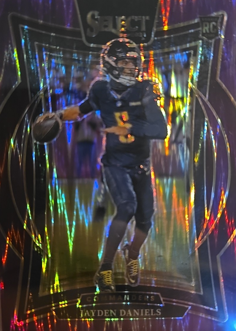 Jayden Daniels 2024 Select #26 Concourse Purple Shock /360 Price