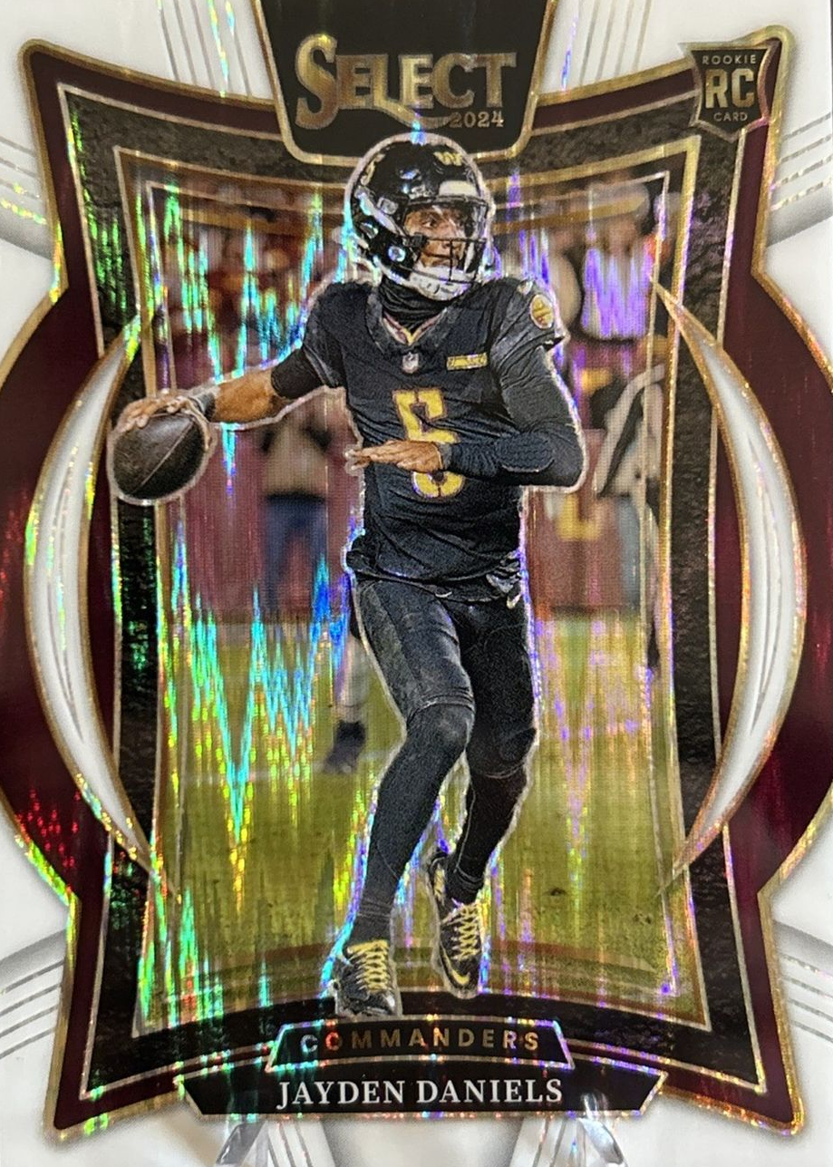 Jayden Daniels 2024 Select #26 Concourse White Shock /199 Price