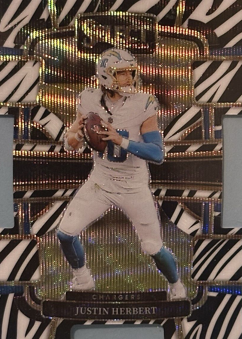 Justin Herbert 2024 Select #41 Concourse Zebra /(SSP) Price Guide