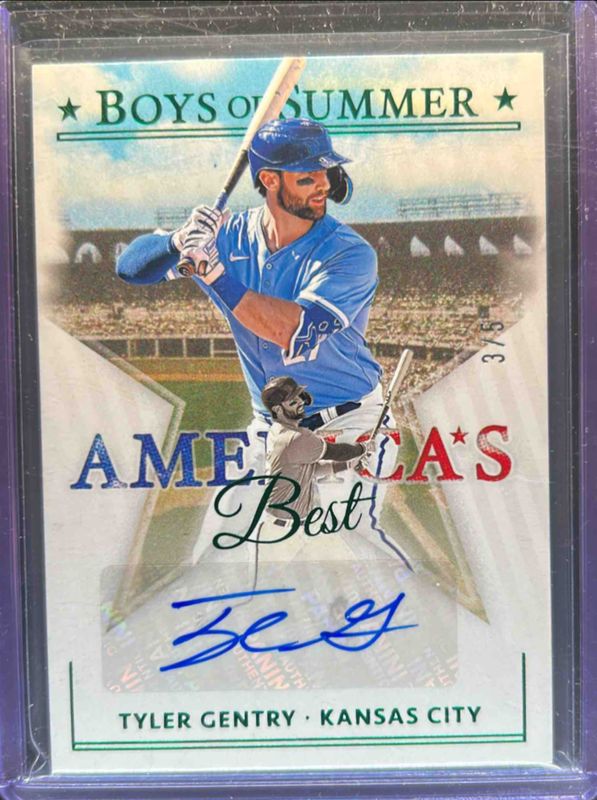 2024 Panini Boys of Summer #AME-TG America's Best Signatures - Emerald /5