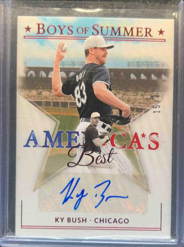 2024 Panini Boys of Summer #AME-KB America's Best Signatures - Red /49