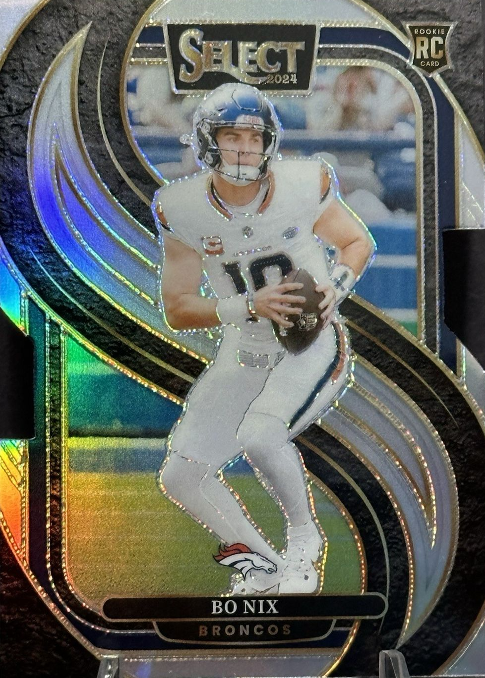 Bo Nix 2024 Select #117 Premier Level Silver Die-Cut Price Guide