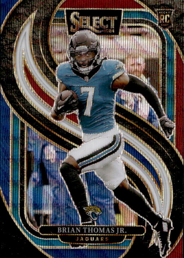 Brian Thomas Jr. 2024 Select #143 Premier Level Tri-Color /249