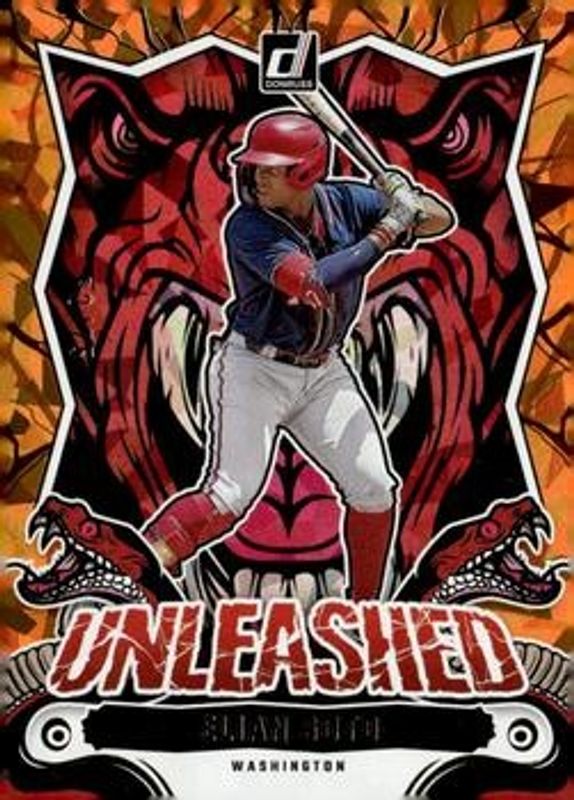 2024 Donruss #15 Unleashed - Orange Ice /75
