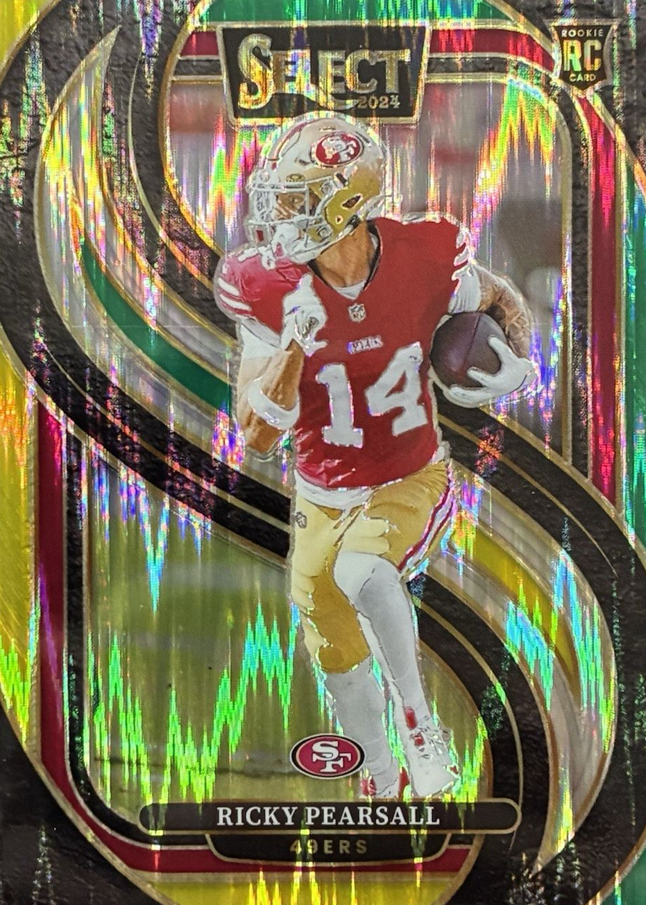 Ricky Pearsall 2024 Select #173 Premier Level Green & Yellow Shock