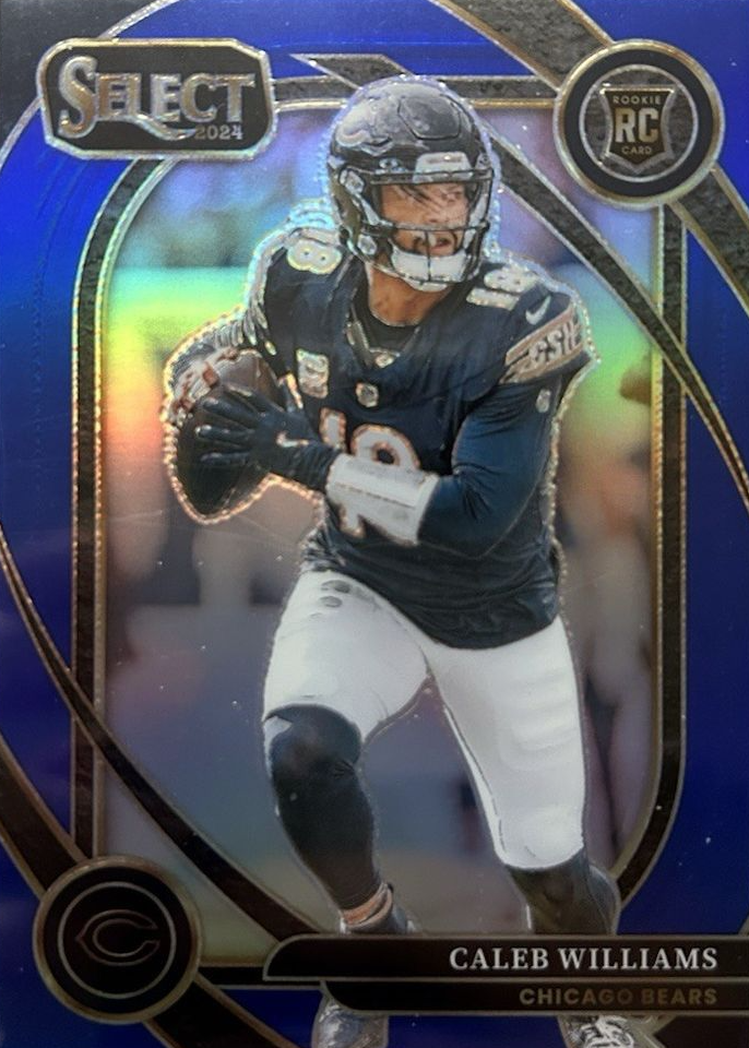 Caleb Williams 2024 Select #216 Club Level Blue /99 Price Guide