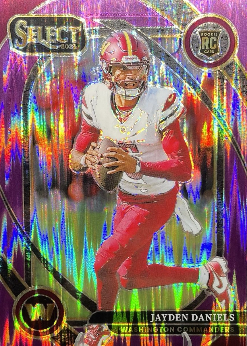 Daniel Madison 激レアデックセット 値下げ中 Jayden Daniels 2024 Select #217 Club Level Purple Shock /360 Price