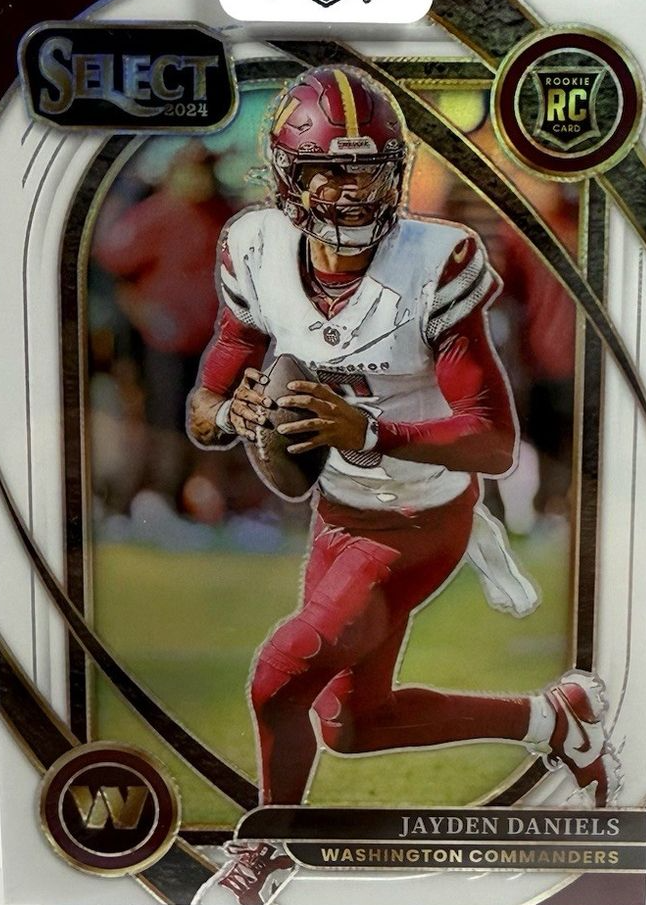 Jayden Daniels 2024 Select #217 Club Level White /35 Price Guide