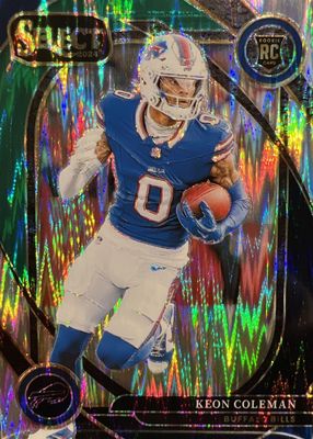 Keon Coleman 2024 Contenders #117 Rookie Ticket Auto