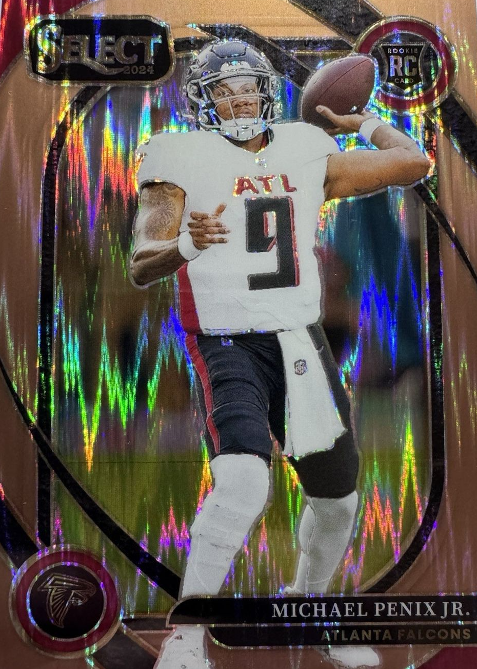 Michael Penix Jr. 2024 Select #235 Club Level Copper Shock /299 Price ...