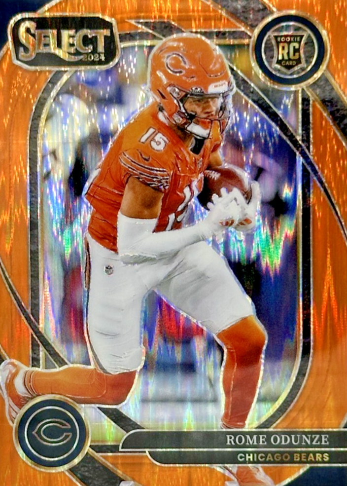 Rome Odunze 2024 Select #236 Club Level Orange Shock /399 Price