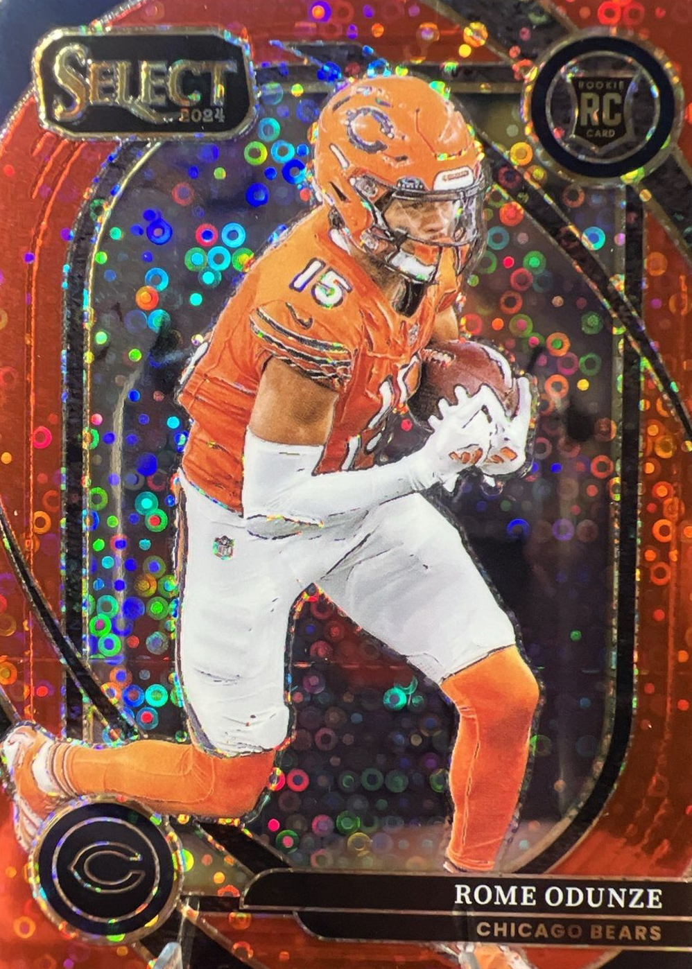 Rome Odunze 2024 Select #236 Club Level Red Disco /49 Price Guide