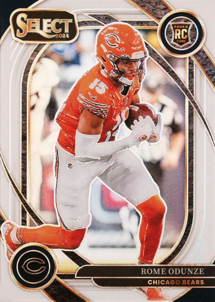 Rome Odunze 2024 Select #236 Club Level White /35 Price Guide