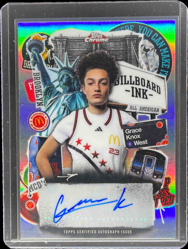 2025 Topps Chrome McDonald's All-American #BI-GK Billboard Ink Autographs