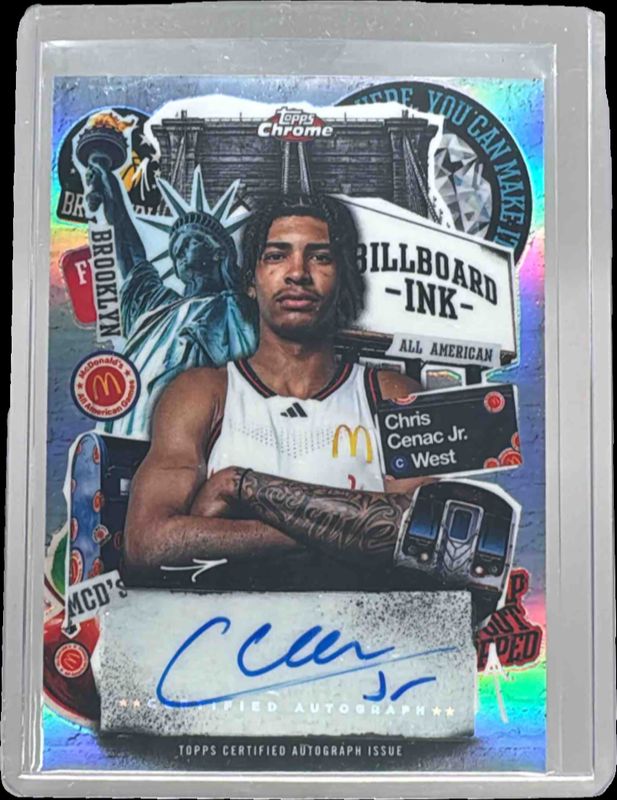 2025 Topps Chrome McDonald's All-American #BI-CC Billboard Ink Autographs