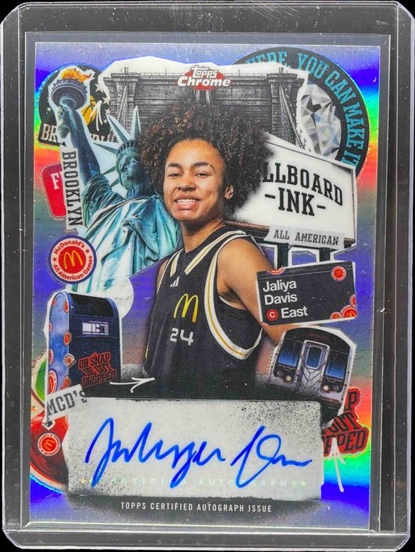 2025 Topps Chrome McDonald's All-American #BI-JD Billboard Ink Autographs