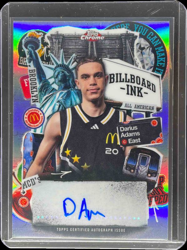 2025 Topps Chrome McDonald's All-American #BI-DA Billboard Ink Autographs