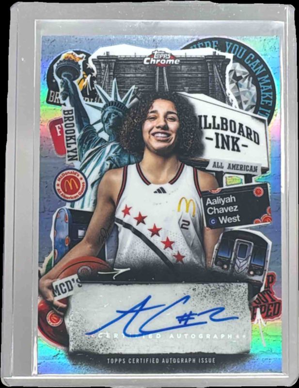 2025 Topps Chrome McDonald's All-American #BI-AC Billboard Ink Autographs