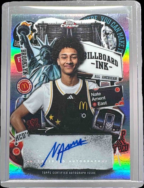 2025 Topps Chrome McDonald's All-American #BI-NA Billboard Ink Autographs