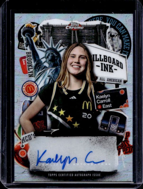 2025 Topps Chrome McDonald's All-American #BI-KC Billboard Ink Autographs