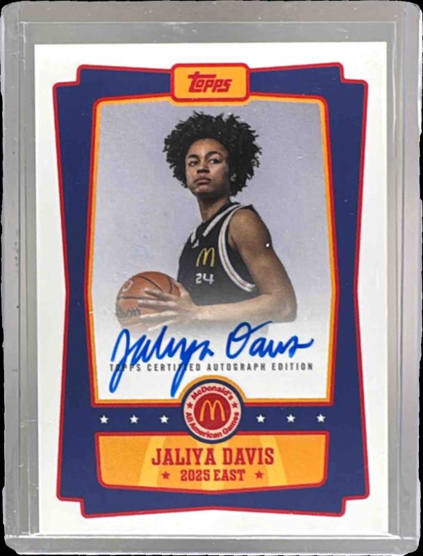 2025 Topps Chrome McDonald's All-American #EA-JD Event Autographs