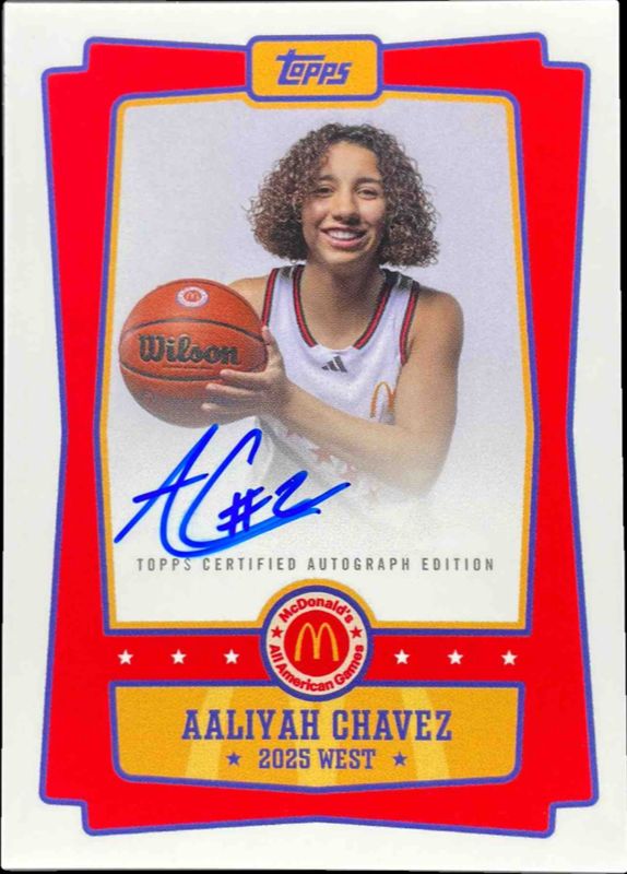 2025 Topps Chrome McDonald's All-American #EA-ACH Event Autographs