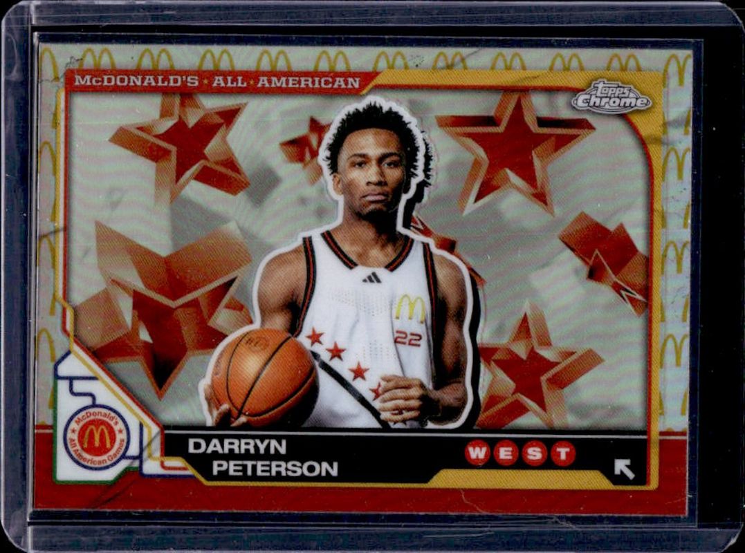 Darryn Peterson 2025 Topps Chrome McDonald's All-American #50 McDonald ...
