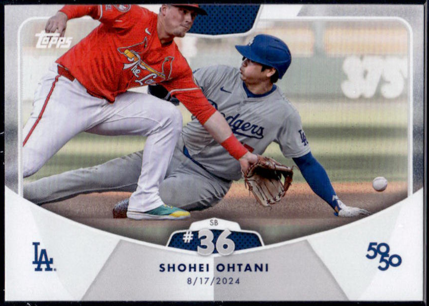 Shohei Ohtani 2024 Topps 50/50: Shohei Ohtani #73 Base Price Guide