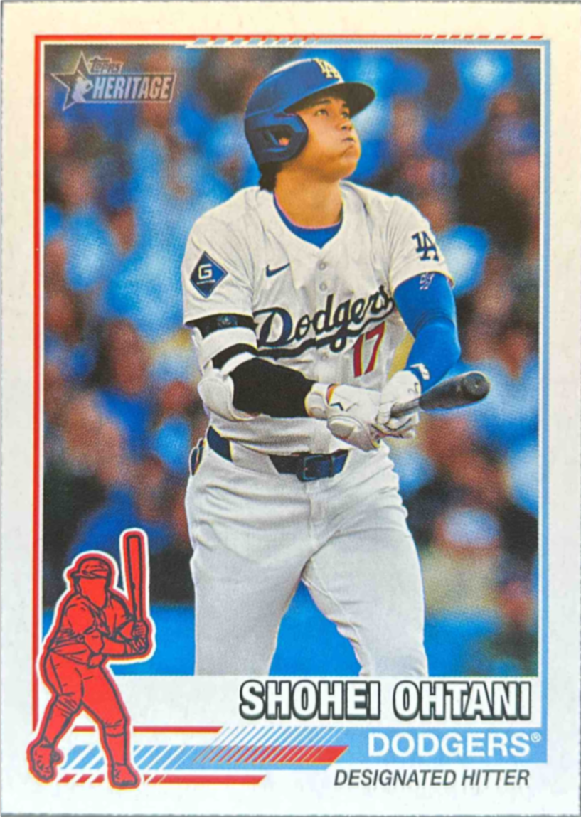 Shohei Shohei Ohtani 2025 Topps Heritage #76R-16 1976 Redefined