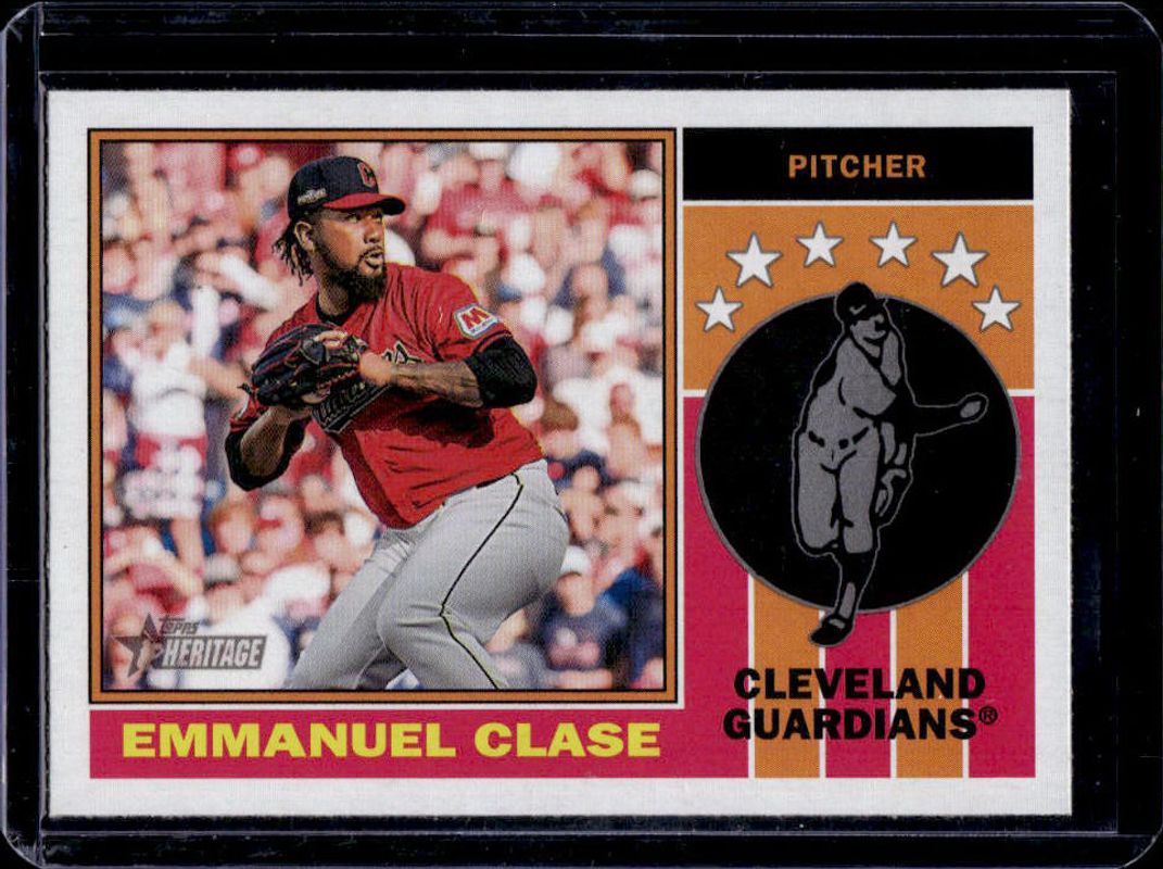 Emmanuel Clase 2025 Topps Heritage #76PI-21 1976 Player Icon RAW