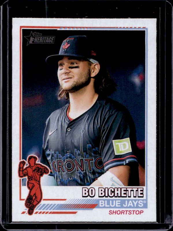 Bo Bichette 2025 Topps Heritage #76R-21 1976 Redefined RAW