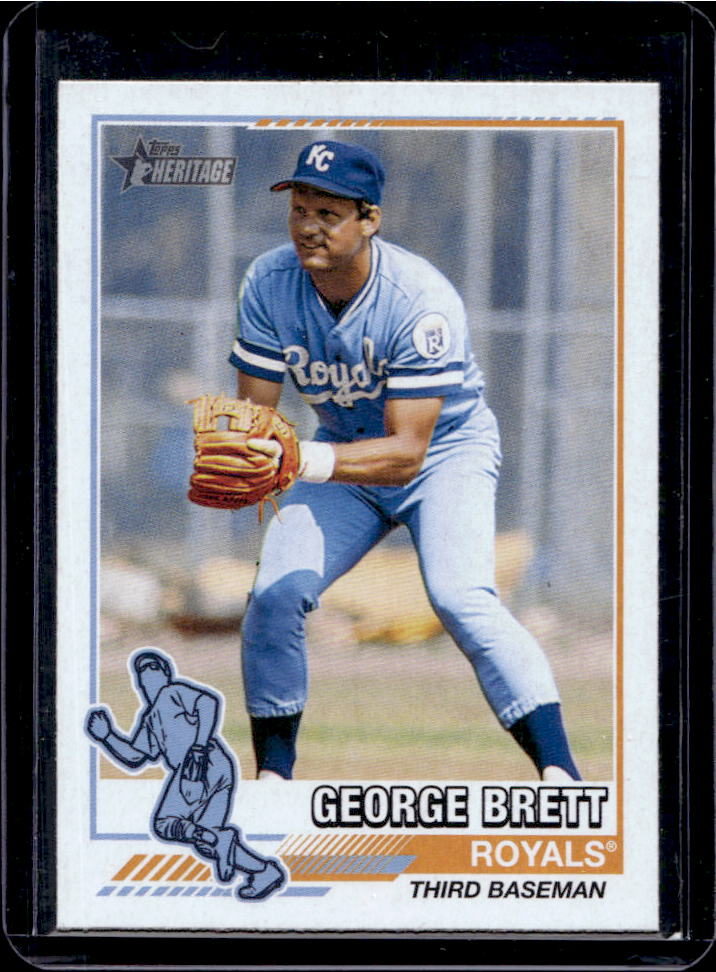 George Brett 2025 Topps Heritage #76R-1 1976 Redefined Price Guide ...