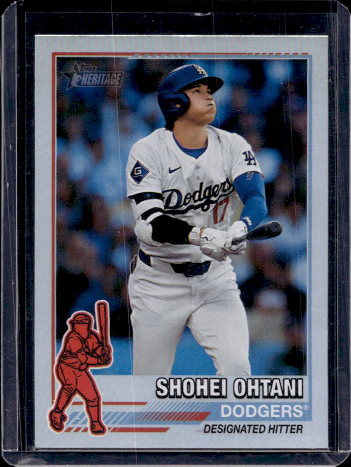 Shohei Ohtani 2025 Topps Heritage #76R-16 1976 Redefined - Holographic ...