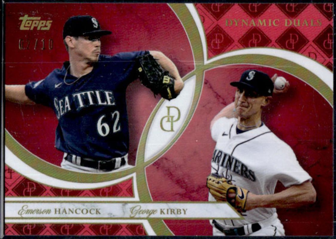 2024 Topps Dynamic Duals #13 Ruby Foil /10
