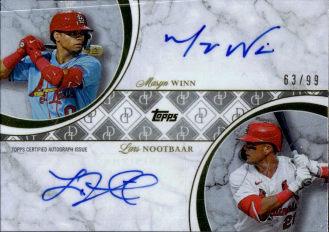 2024 Topps Dynamic Duals #16A Dual Autographs /99
