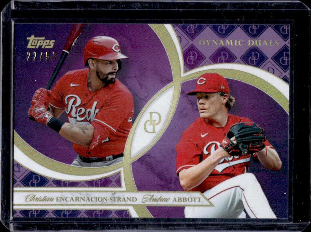2024 Topps Dynamic Duals #49 Amethyst Foil /50
