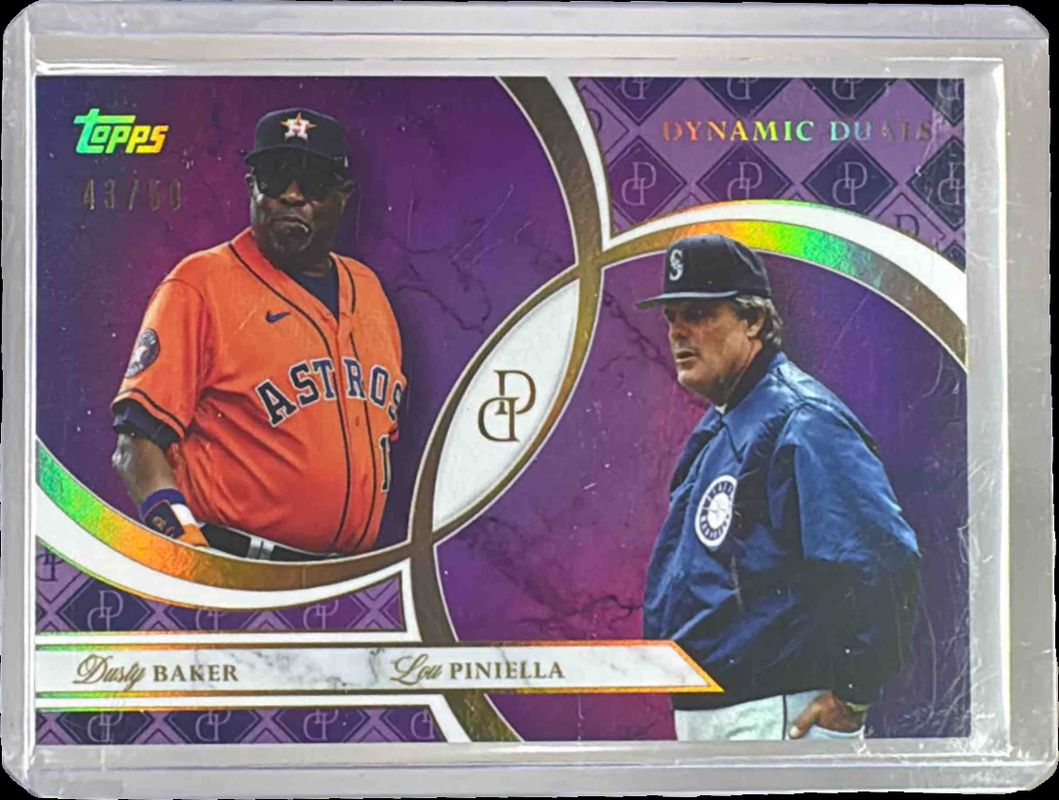 2024 Topps Dynamic Duals #8 Amethyst Foil /50