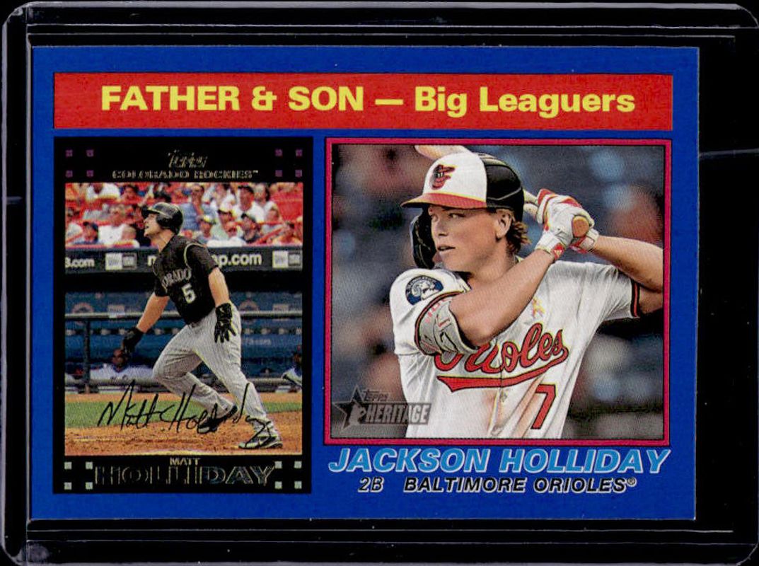 Matt Holliday 2025 Topps Heritage #66 Dark Blue Border RAW