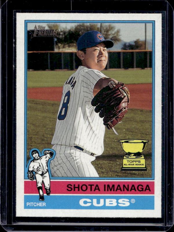 Shota Imanaga 2025 Topps Heritage #399 Base RAW