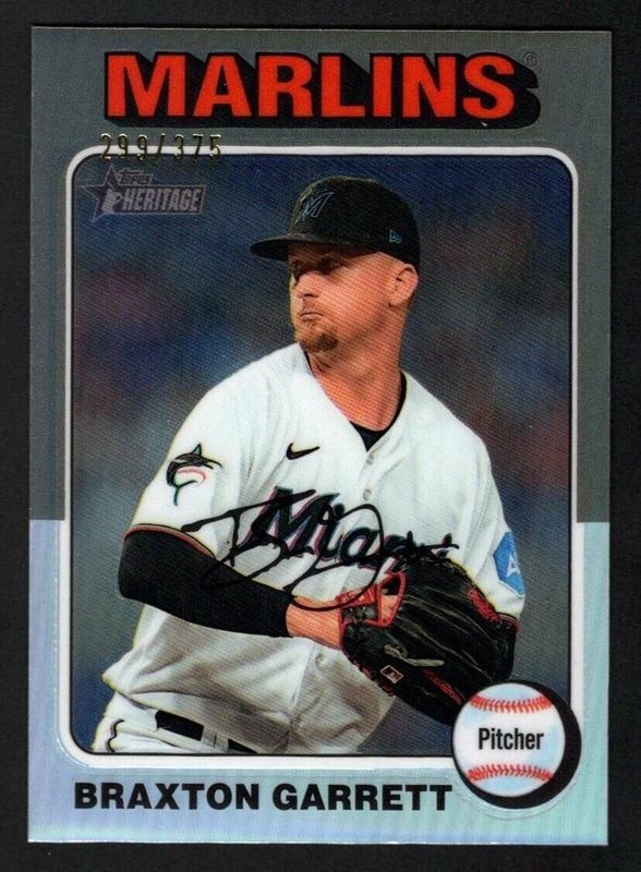 2024 Topps Heritage #319 Chrome - Silver Refractor /375