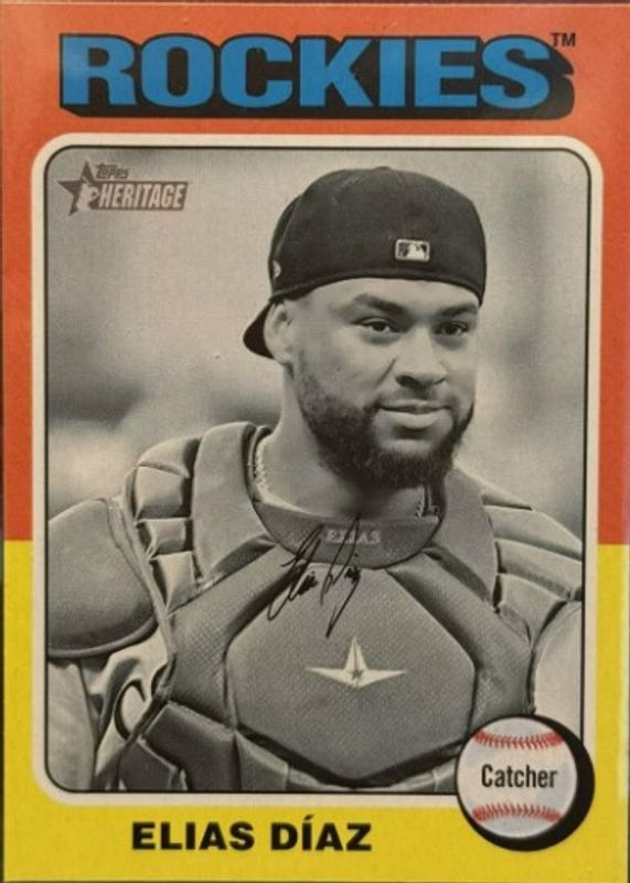 2024 Topps Heritage #474 Black & White Image Variation