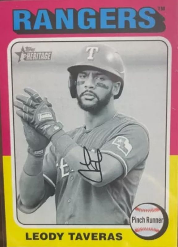 2024 Topps Heritage #407 Black & White Image Variation