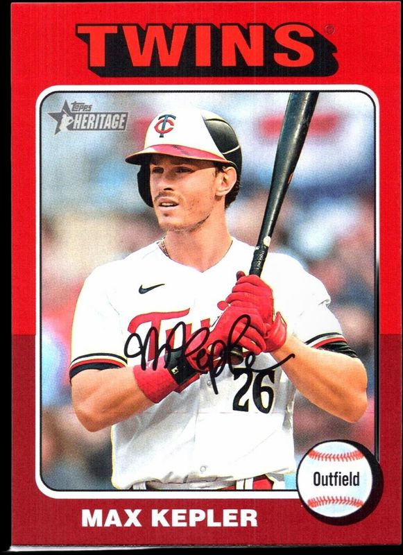 2024 Topps Heritage #476 Red Border