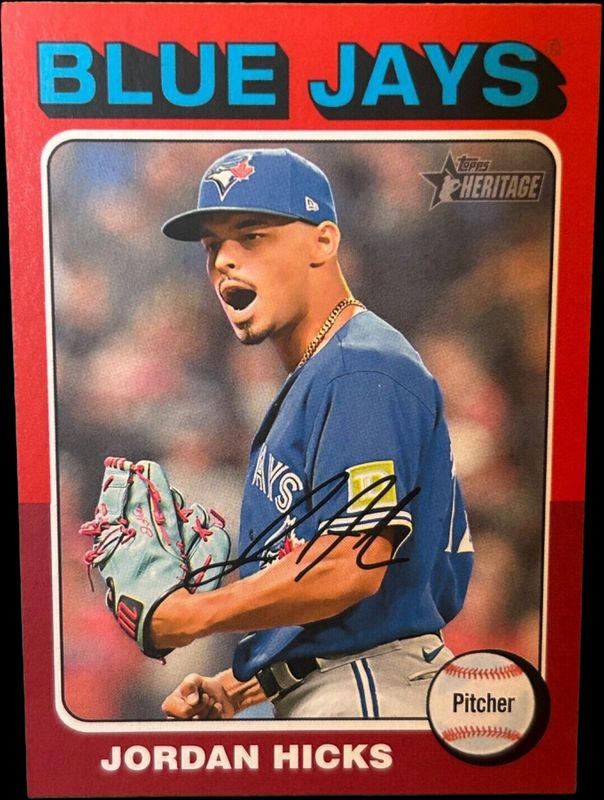 2024 Topps Heritage #98 Red Border